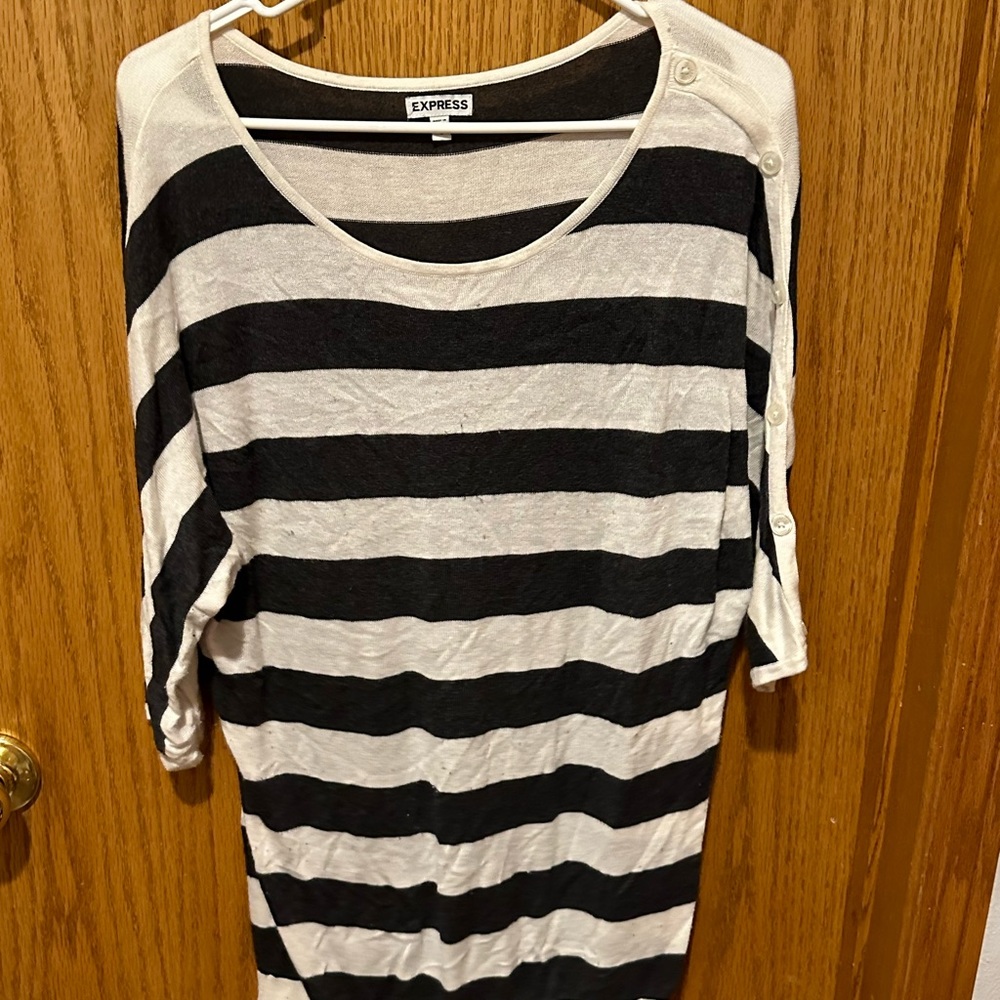 Express striped sweater
